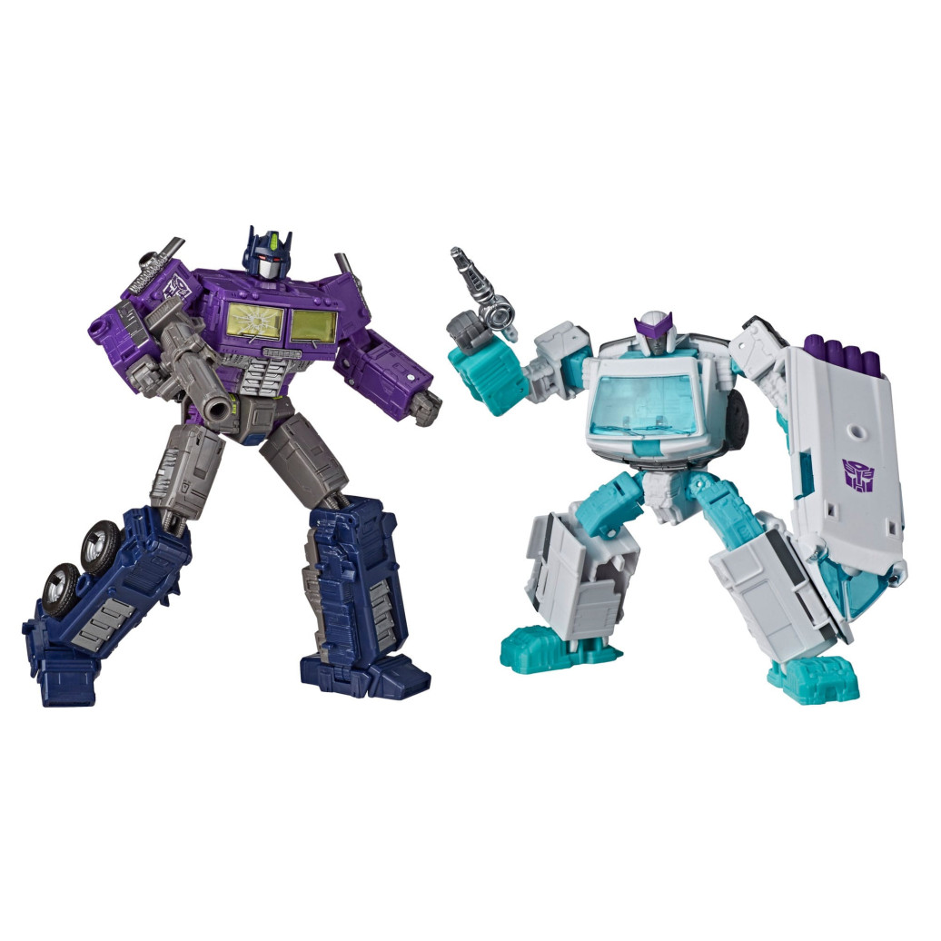 Transformers Generations Selects Actionfiguren 2er-Pack Shattered Glass Optimus Prime (Leader Class) & Ratchet (Deluxe Class)