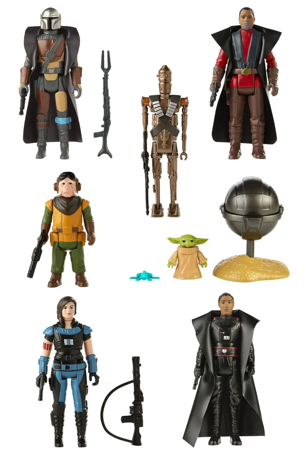 Star Wars The Mandalorian 2021 Retro Collection Actionfiguren 10 cm