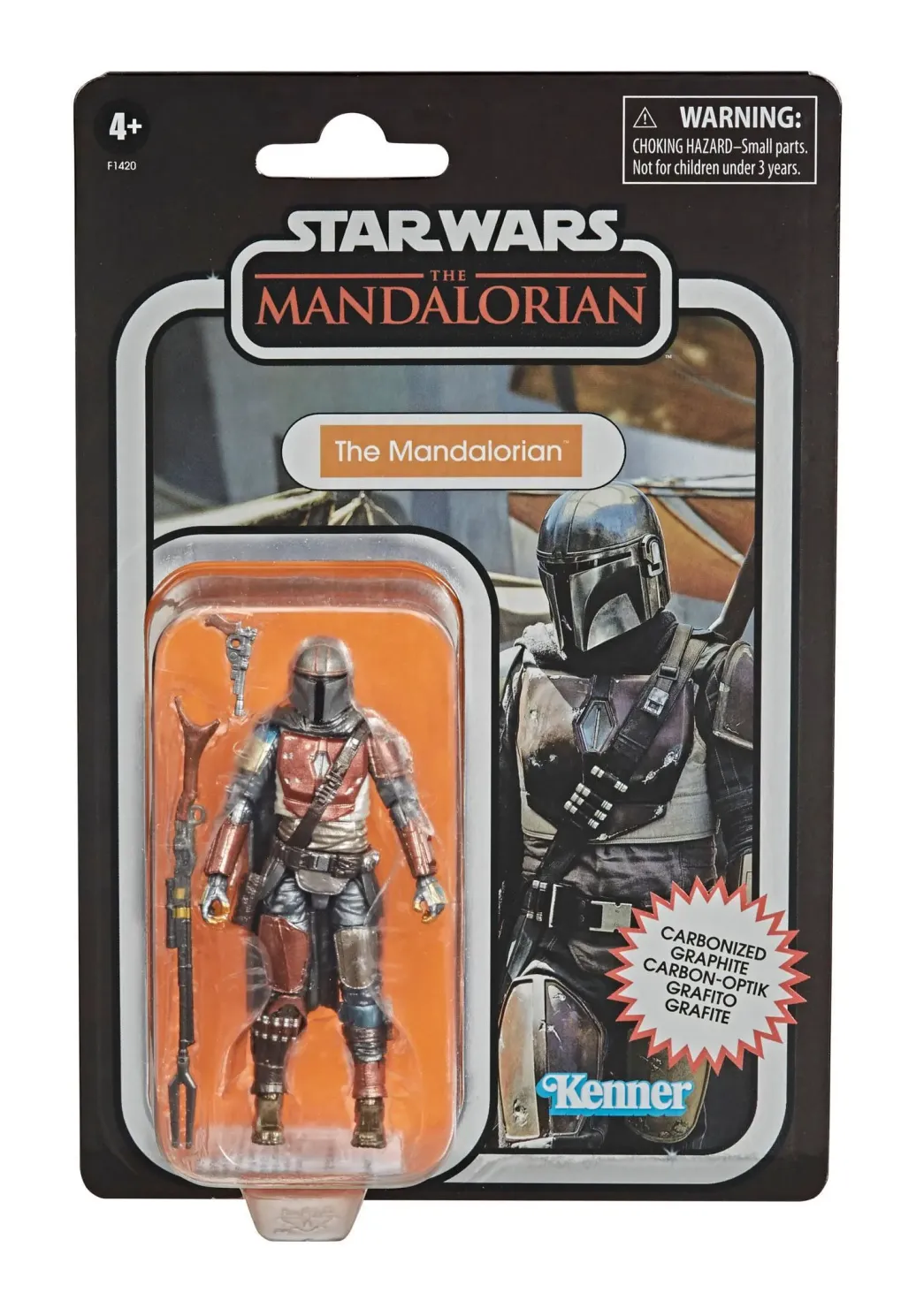 Star Wars Vintage Collection: The Mandalorian (Carbonized) Actionfigur (10 cm)