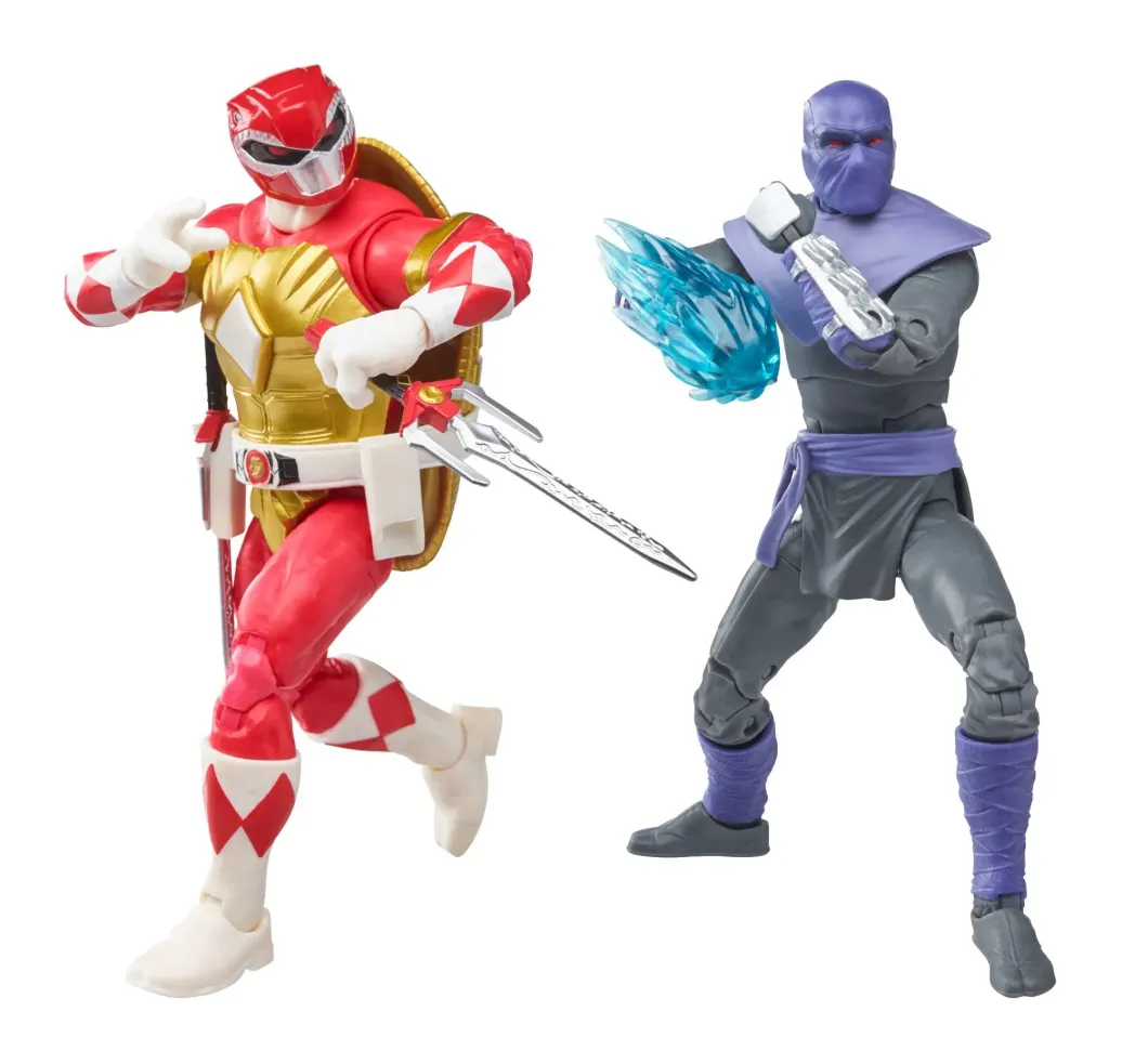 Power Rangers x TMNT Lightning Collection Actionfiguren 2022 Foot Soldier Tommy & Morphed Raphael