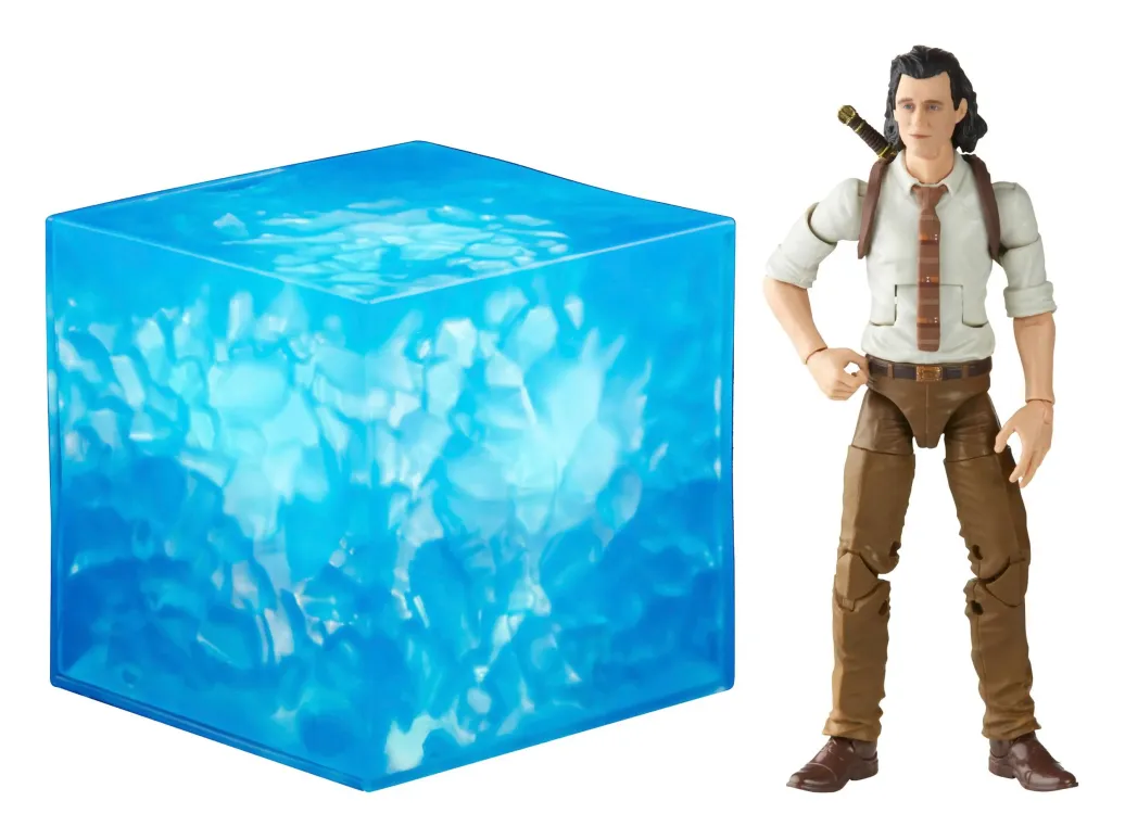 Loki Marvel Legends Elektronische Roleplay-Replik 1/1 Tesseract mit Loki Actionfigur 15 cm