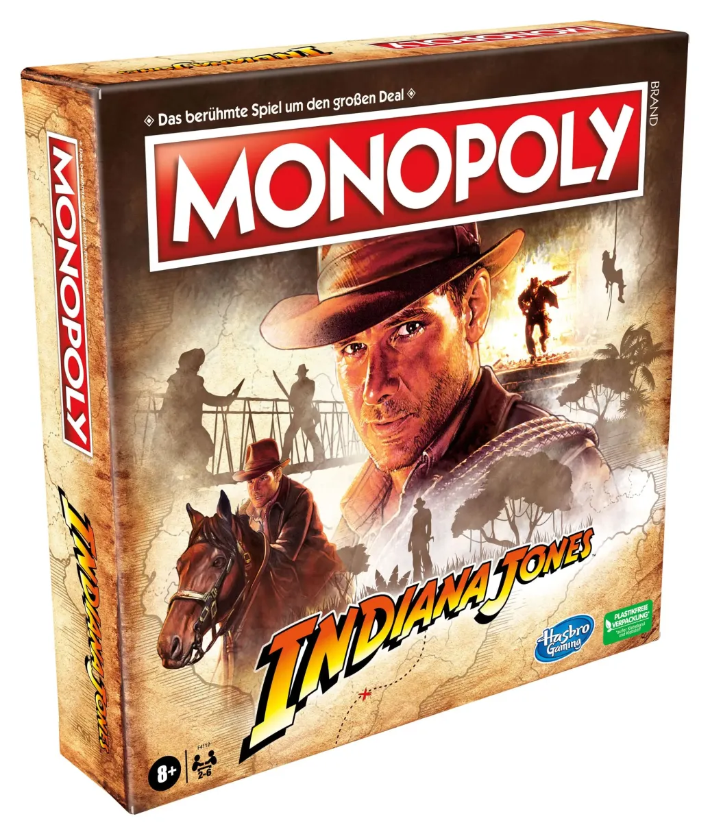 Indiana Jones Brettspiel Monopoly Deutsche Version