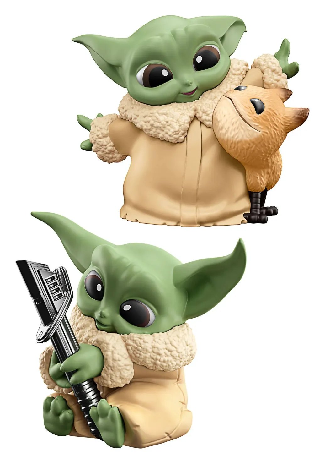 Star Wars Bounty Collection Figuren 2er-Pack Grogu Loth-Cat Cuddles & Darksaber Discovery 6 cm
