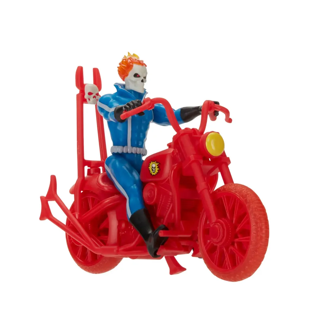 Marvel Legends Retro Collection Actionfigur mit Fahrzeug Ghost Rider 10 cm