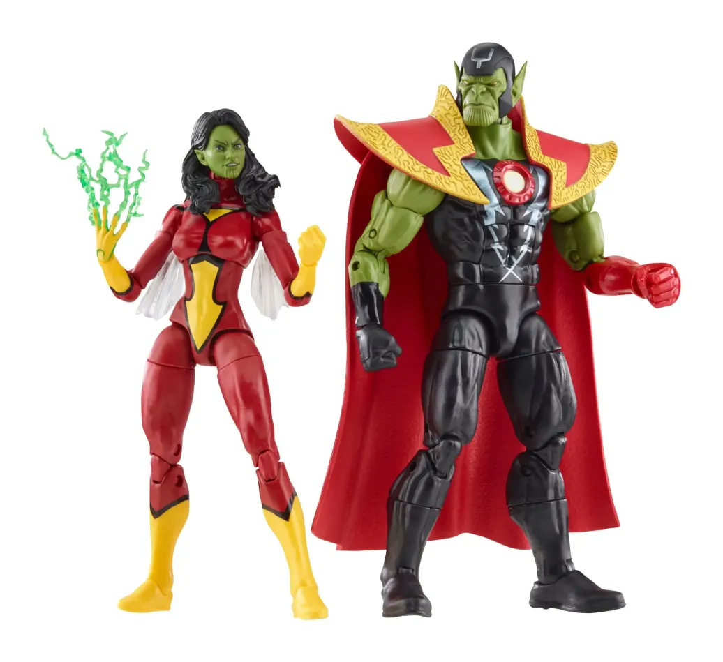 Avengers: Beyond Earth's Mightiest Marvel Legends Actionfiguren Skrull Queen & Super-Skrull 15 cm