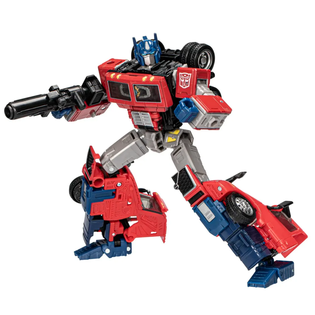 Transformers Generations Leader Class Actionfigur Volvo VNR 300 Optimus Prime 18 cm