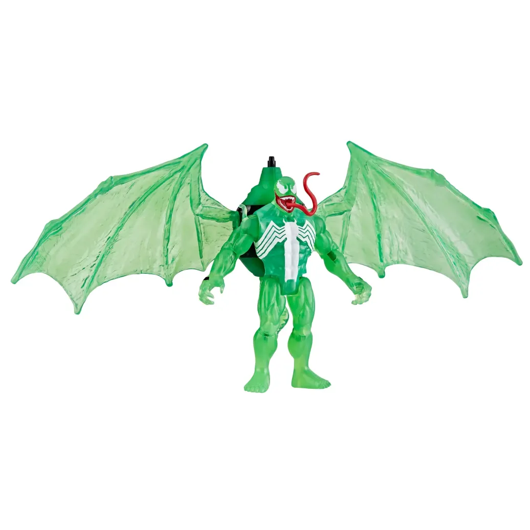 Spider-Man Epic Hero Series Web Splashers Actionfigur Green Symbiote Hydro Wing Blast 10 cm