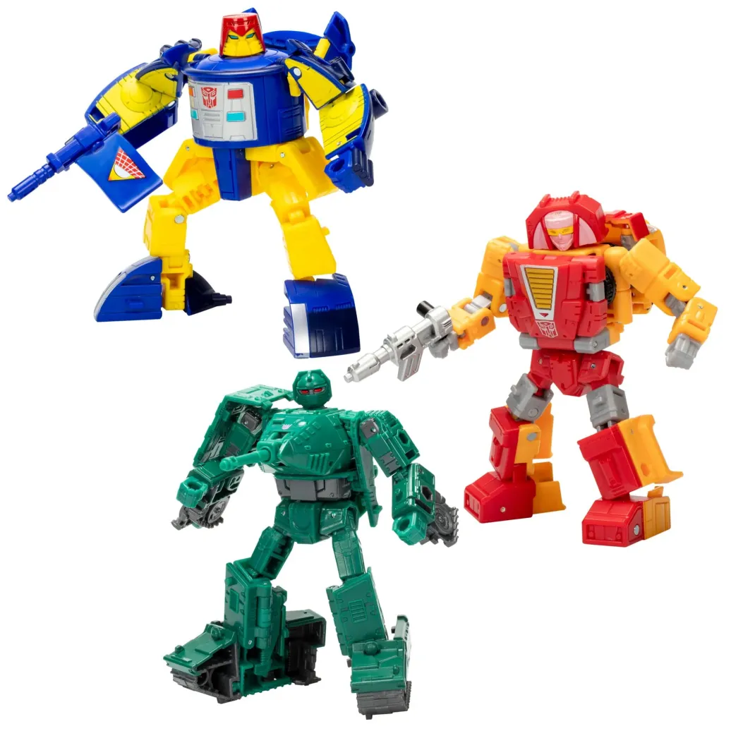 Transformers Legacy United Deluxe Class Actionfiguren 3er-Pack Go-Bot Guardians 14 cm