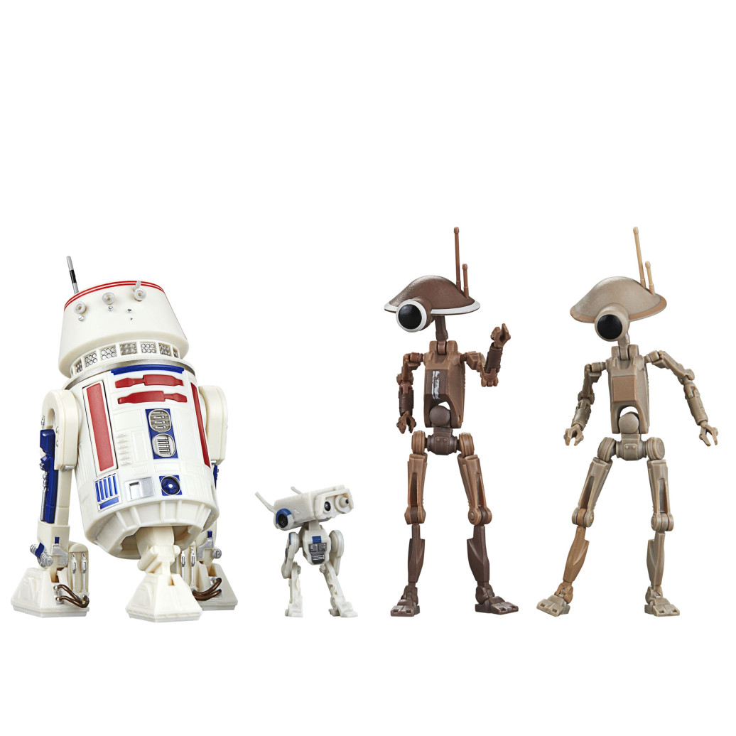Star Wars: The Mandalorian Black Series Actionfiguren 4er-Pack R5-D4, BD-72 & Pit Droids
