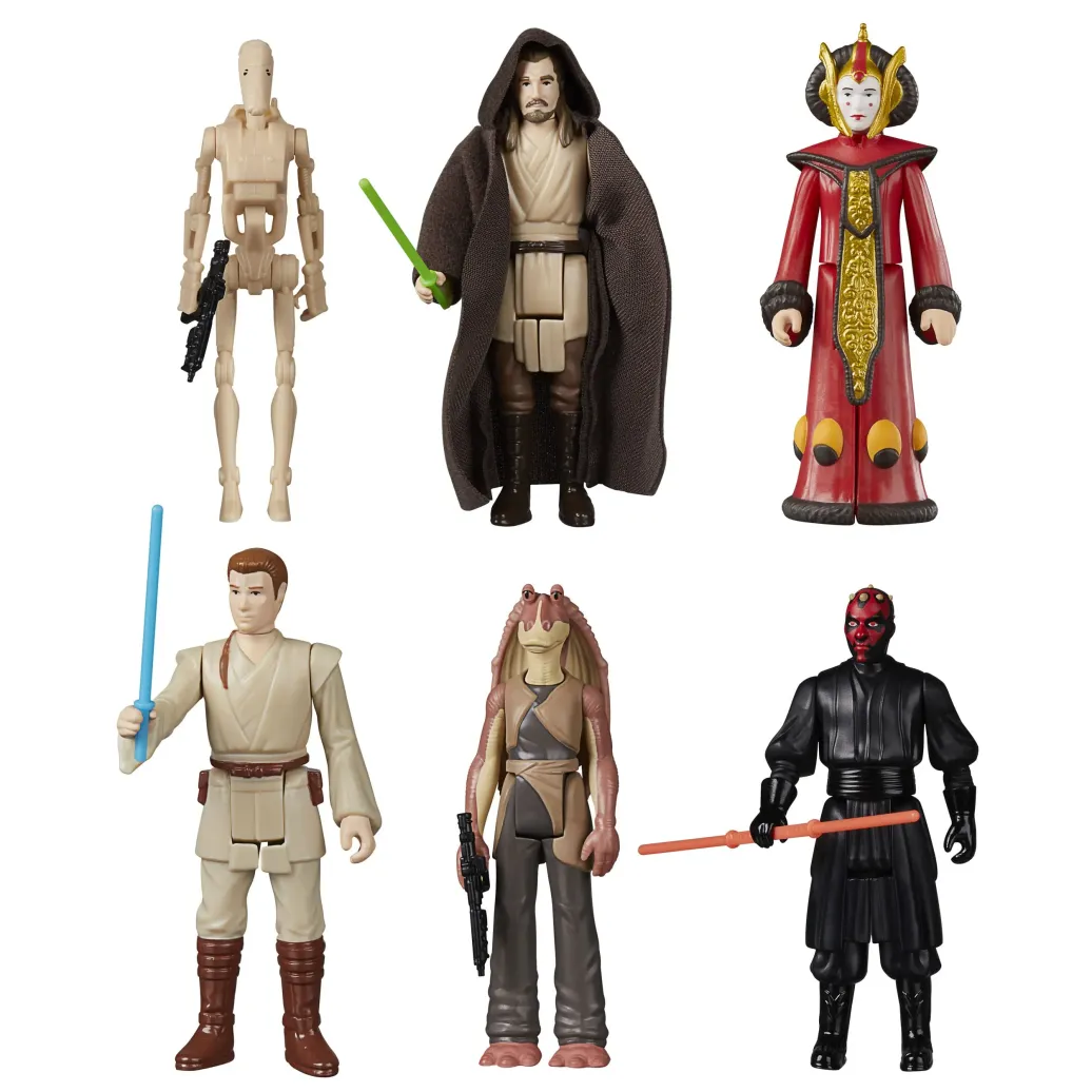 Star Wars Episode I Retro Collection Actionfiguren The Phantom Menace Multipack 10 cm