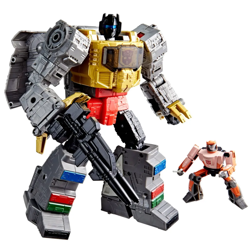 The Transformers: The Movie Studio Series Leader Class Actionfigur Dinobot Grimlock & Autobot Wheelie 22 cm