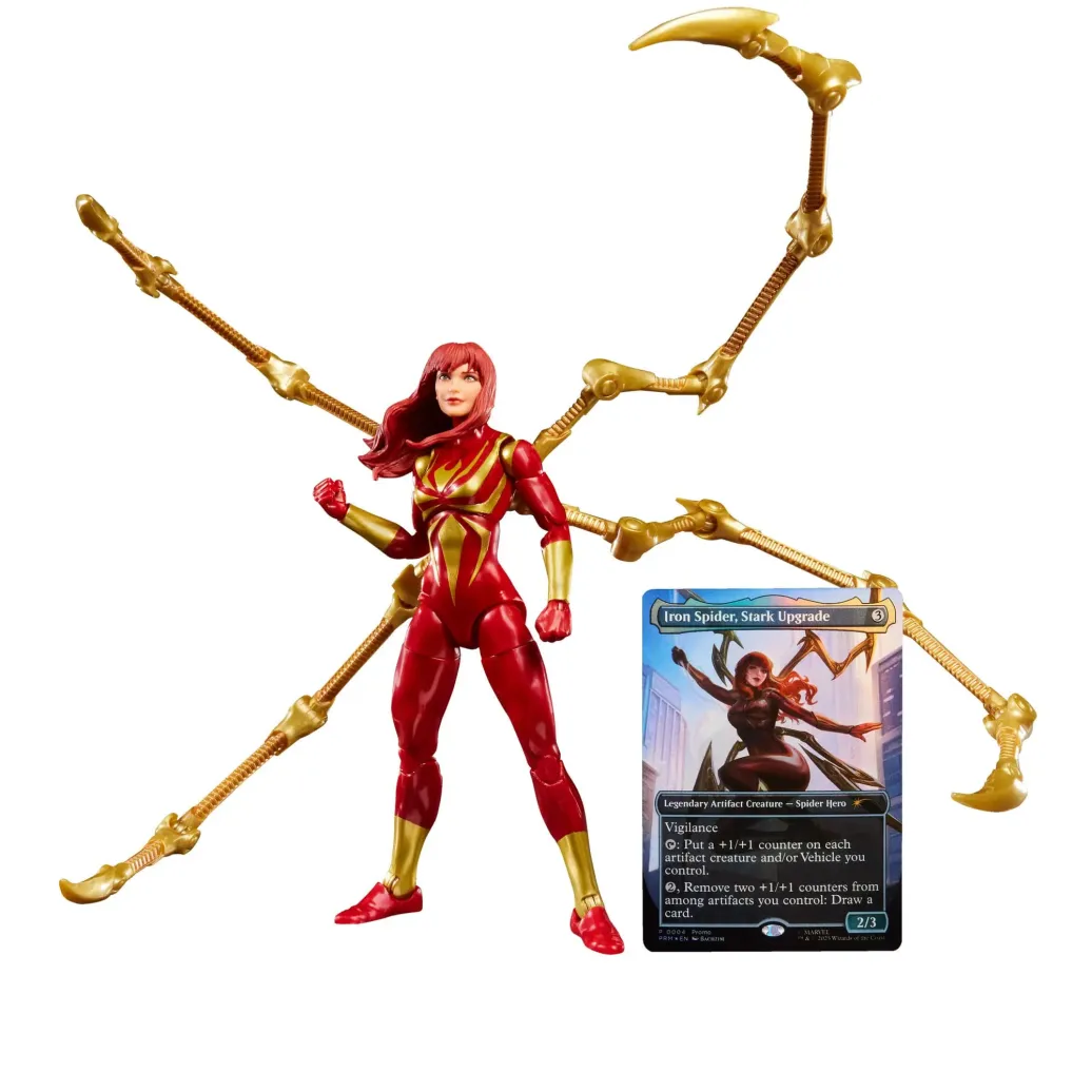 Marvel Legends Magic: The Gathering Actionfigur Mary Jane Watson (Iron Spider) (plus exklusive Foil-Karte) 15 cm