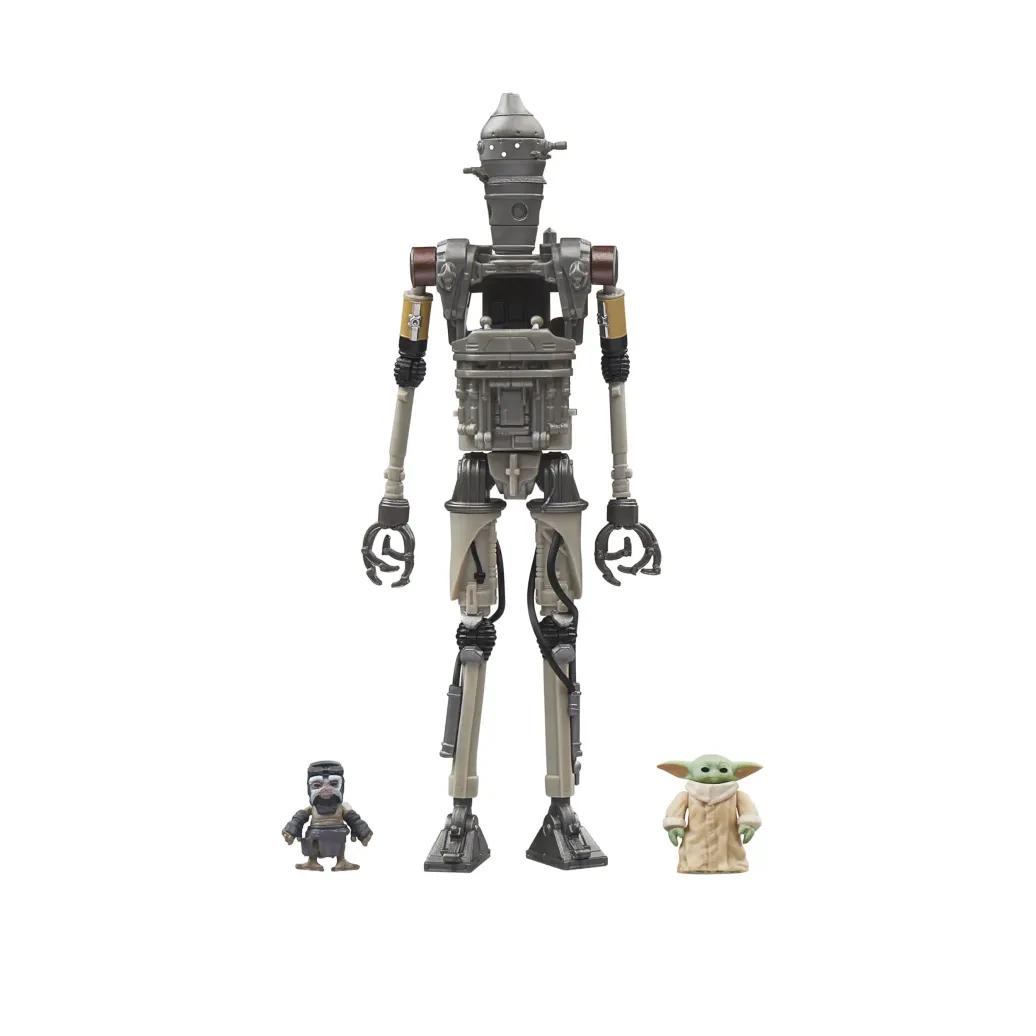 Star Wars: The Mandalorian Vintage Collection Actionfiguren 3er-Pack IG-12, Grogu & Anzellan 10 cm