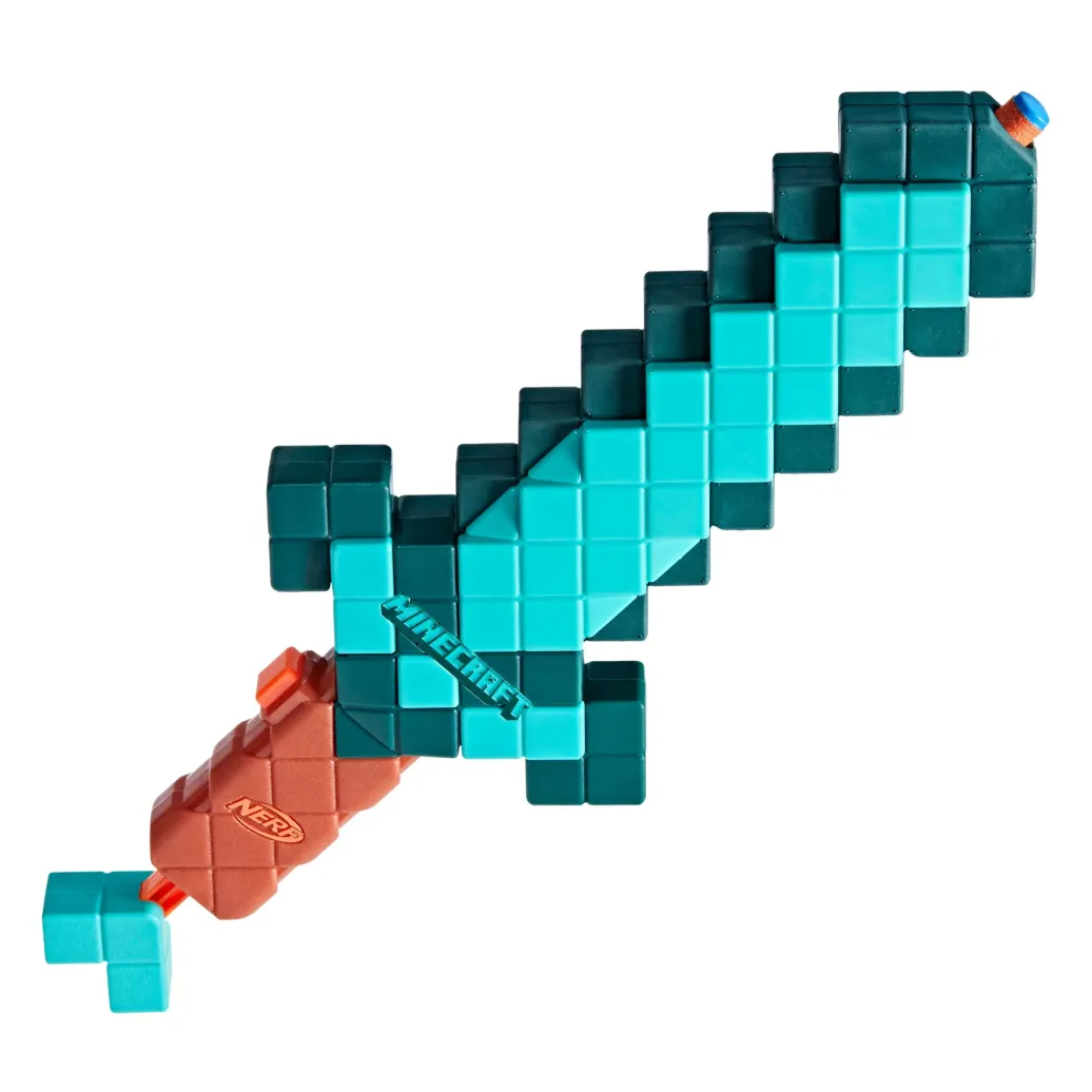 Minecraft NERF Diamantschwert mit Dart-Abschuss