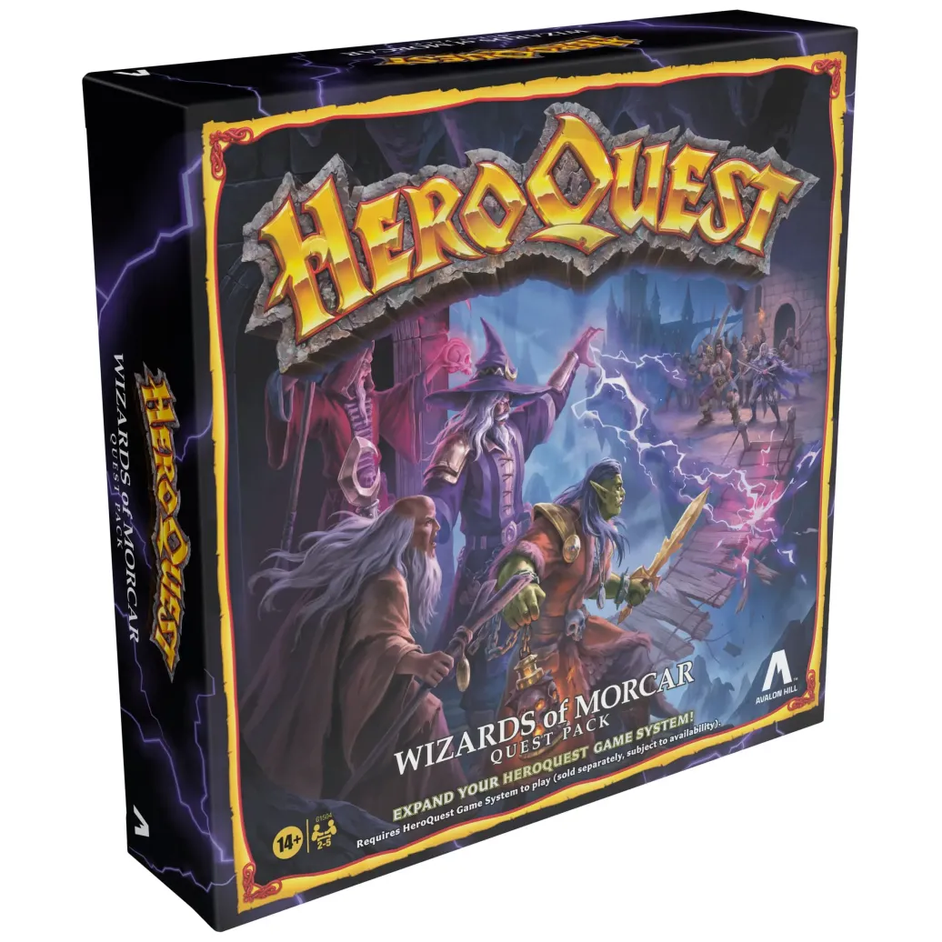 HeroQuest Brettspiel-Erweiterung Wizards of Morcar Abenteuerpack *Englische Version*