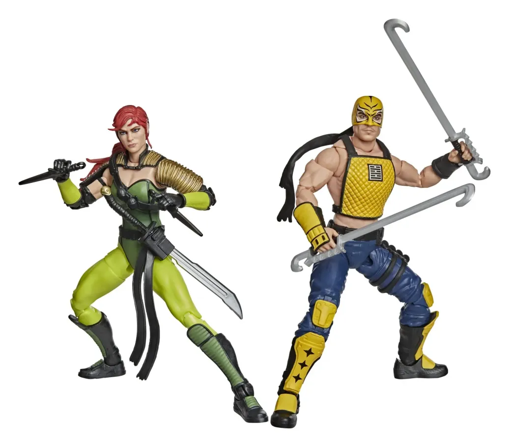 G.I. Joe Classified Series Actionfiguren 2er-Pack #212 Ninja Force Scarlett & T'Jbang 15 cm