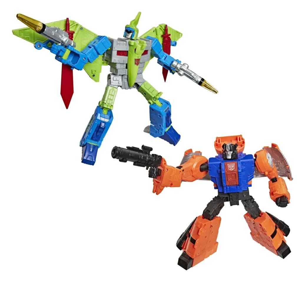 Transformers Age of the Primes Leader Class Actionfiguren 2er-Pack G2 G2 Dinobot Swoop & G2 Dinobot Sludge 19 cm