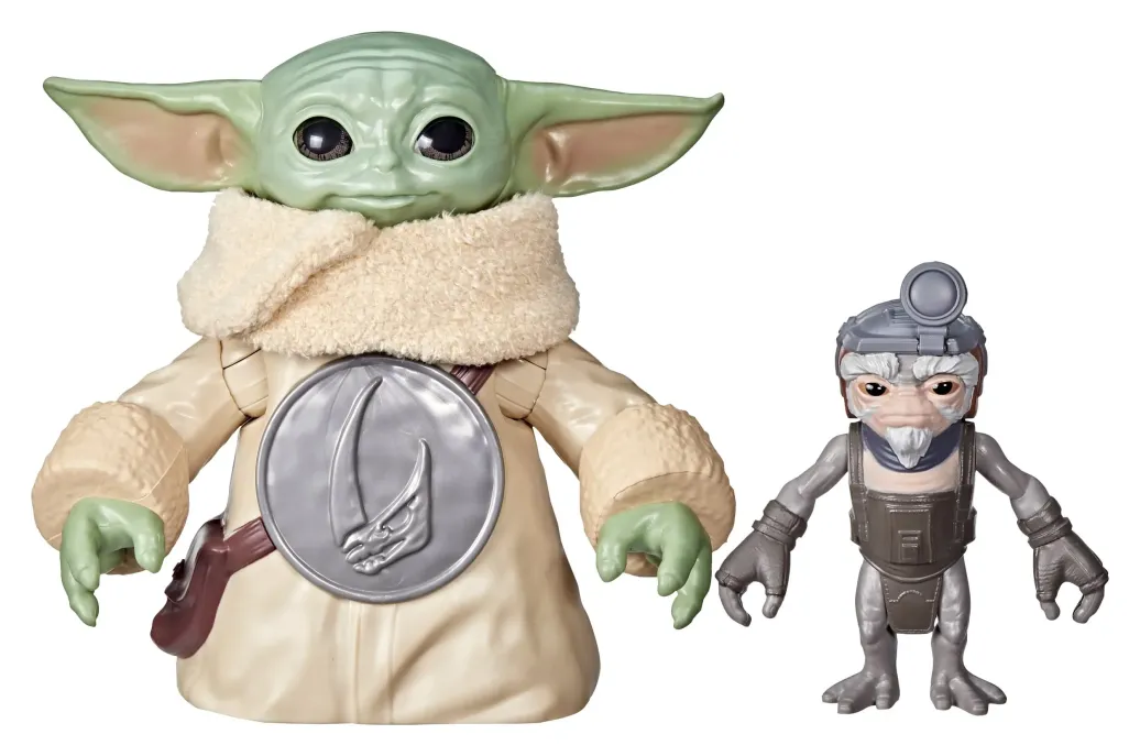Star Wars: The Mandalorian & Grogu Elektronische Actionfigur Knuddelspaß Grogu & Anzellaner 17 cm