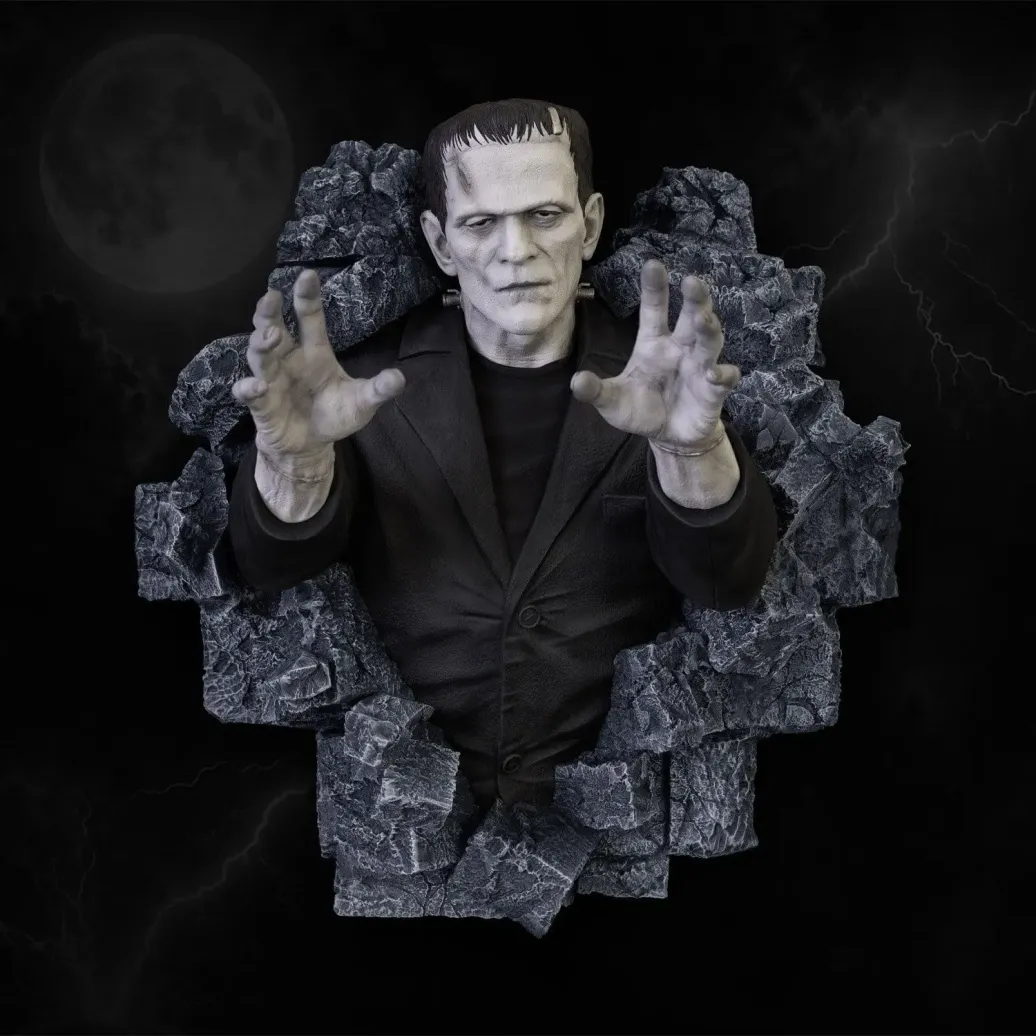 Frankenstein Wandskulptur Classic Horror Edition Lifesize 94 cm