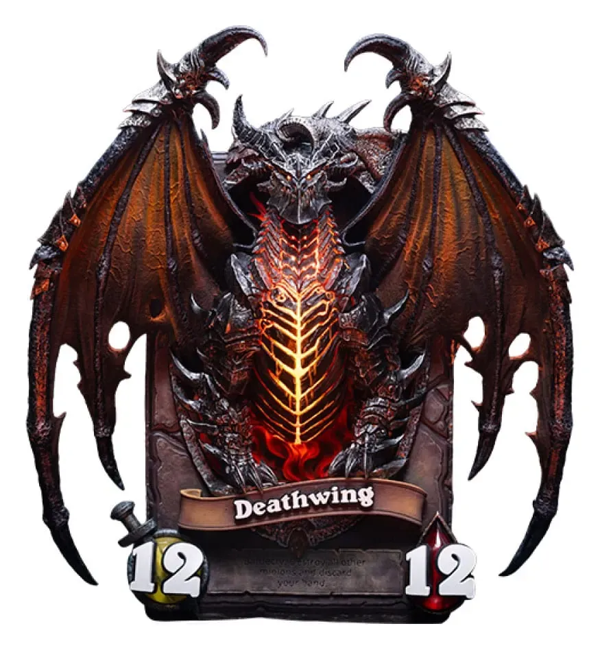Hearthstone 3D Art Frame Statue Deathwing 34 cm