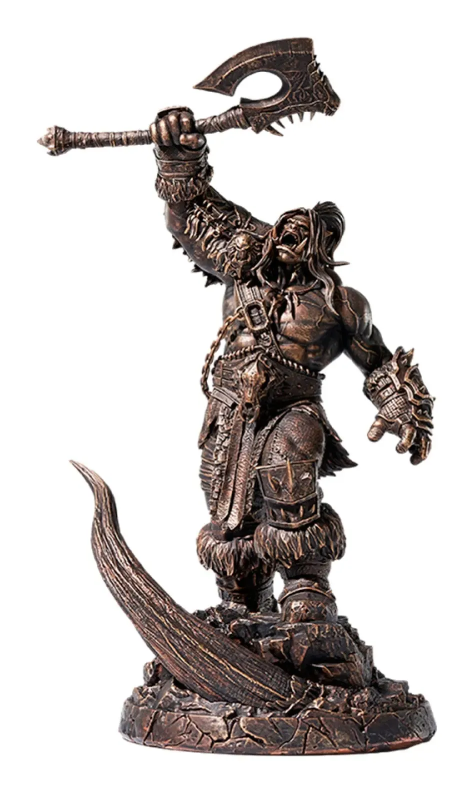 World of Warcraft Statue 1/10 Bronze Coloured Edition Grommash Hellscream 31 cm