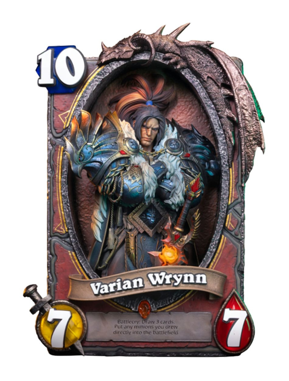 Hearthstone 3D Art Frame Statue Varian Wrynn 31 cm