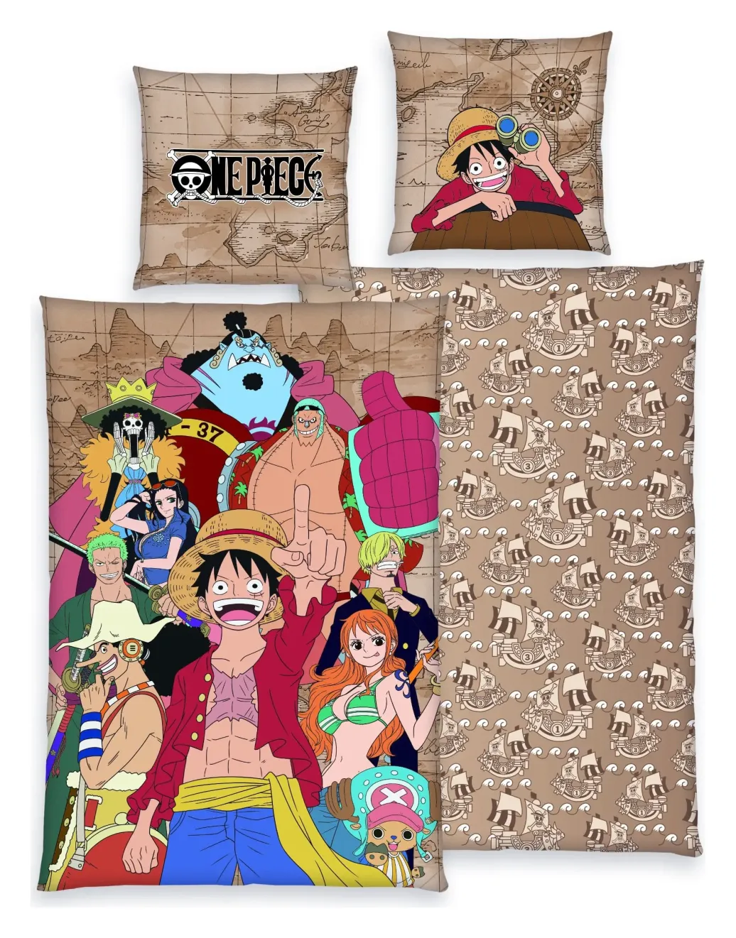 One Piece Bettwäsche One Piece Crew 135 x 200 cm