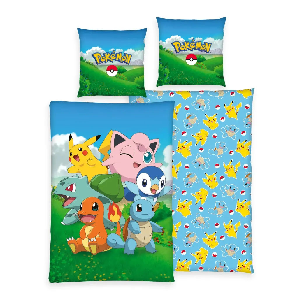 Pokemon Bettwäsche Group A 135 x 200 cm / 80 x 80 cm