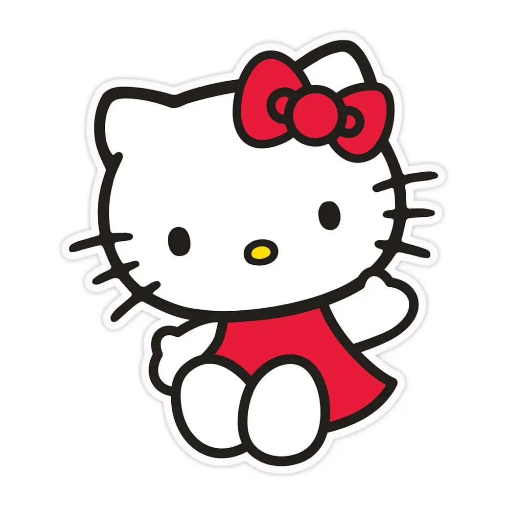 Sanrio Dekokissen Hello Kitty Red Dress 36 cm