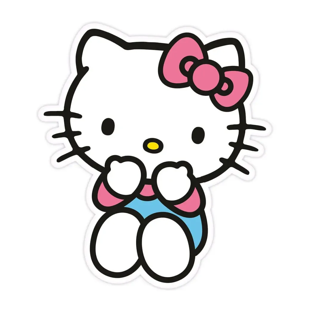 Sanrio Dekokissen Hello Kitty Blue Pants 36 cm