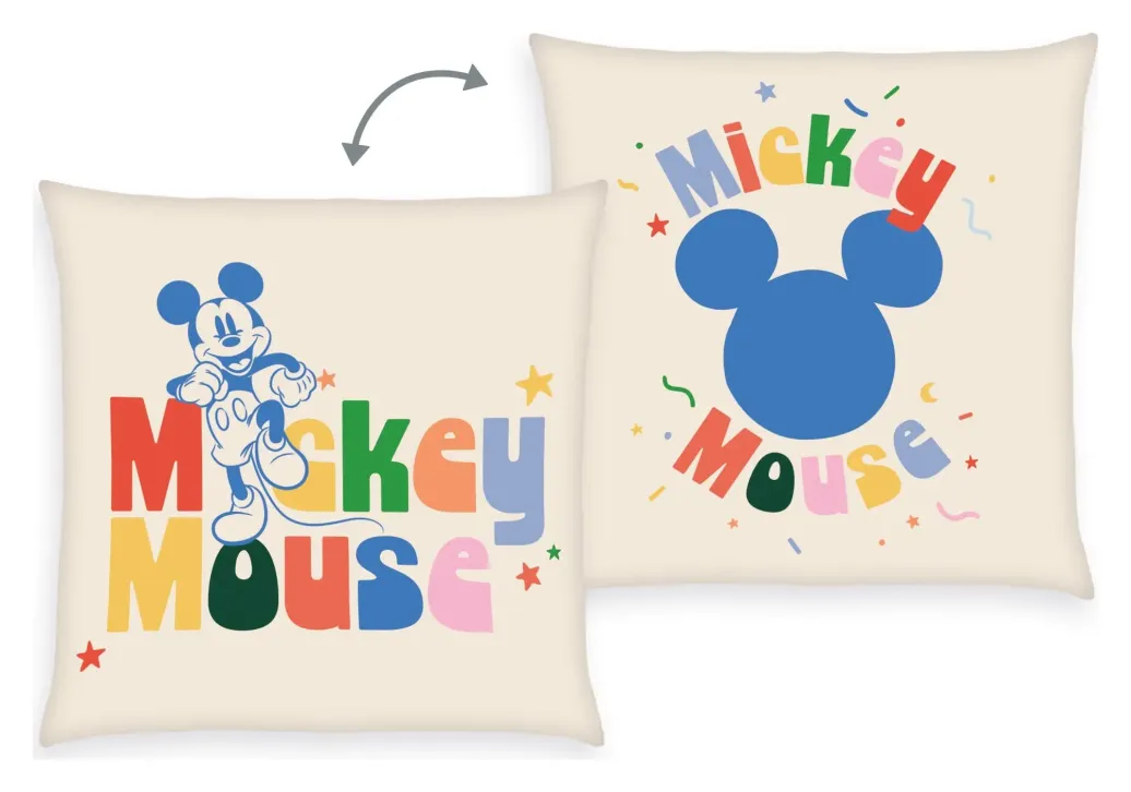 Disney Soft Velboa Kissen Mickey Mouse 40 x 40 cm