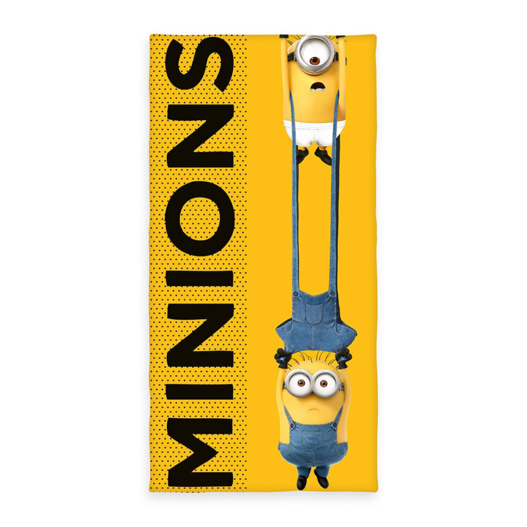 Minions Velours-Handtuch 75 x 150 cm     