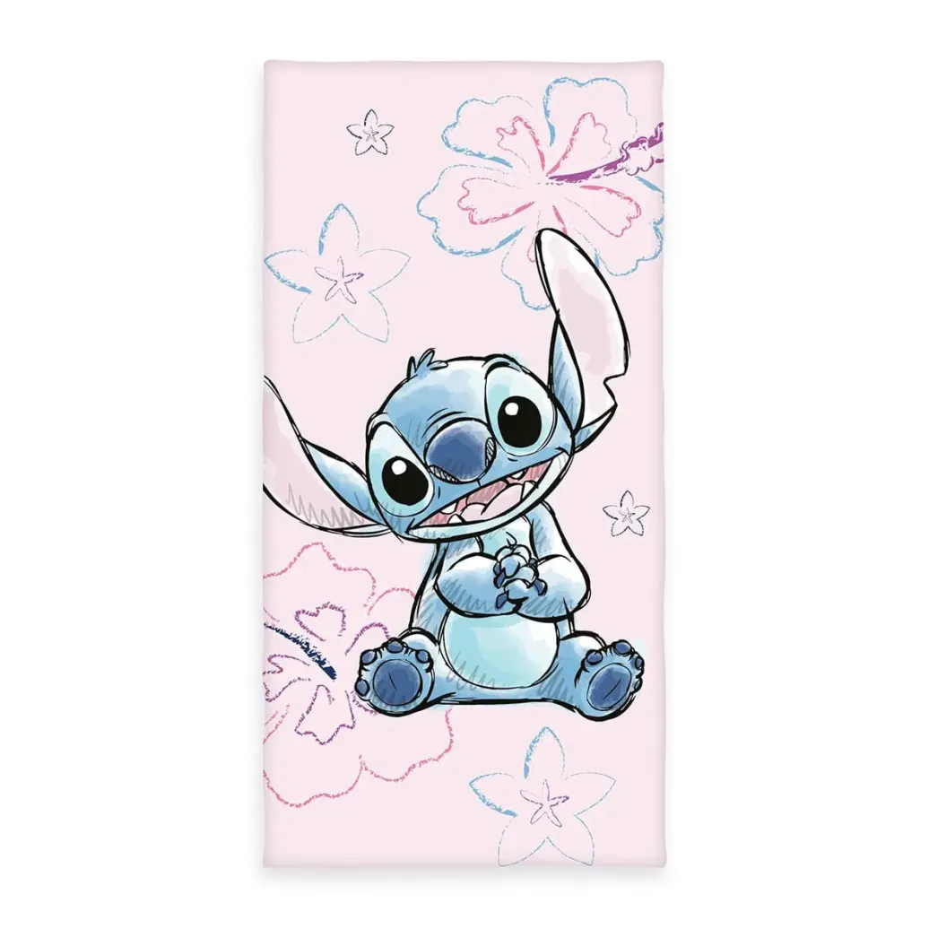 Lilo & Stitch Velours-Handtuch 75 x 150 cm    