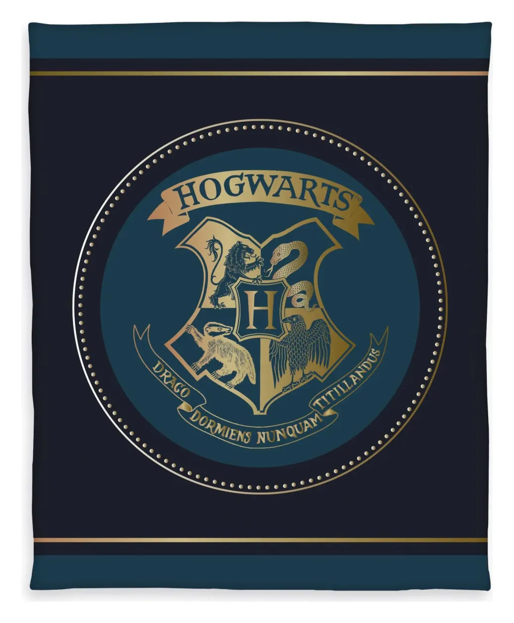 Harry Potter Fleecedecke Hogwarts Crest 130 x 160 cm