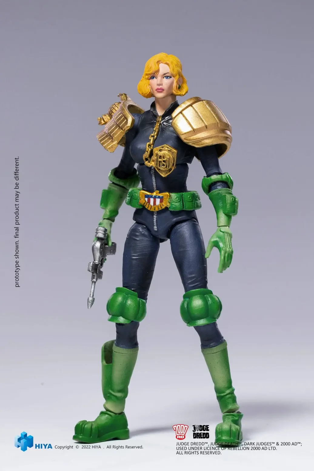 2000 AD Exquisite Mini Actionfigur 1/18 Judge Anderson 10 cm