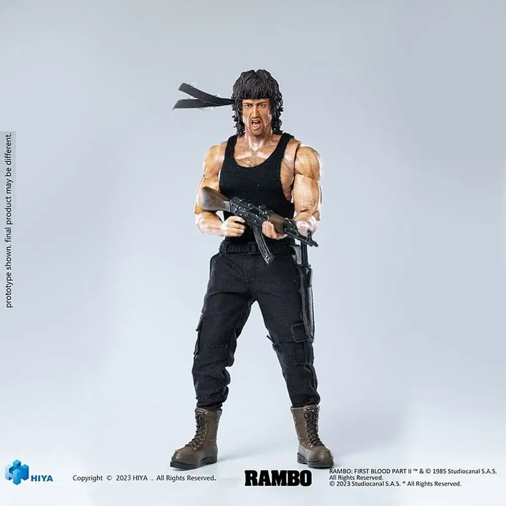 Rambo Exquisite Super Series Actionfigur 1/12 First Blood II John Rambo 16 cm