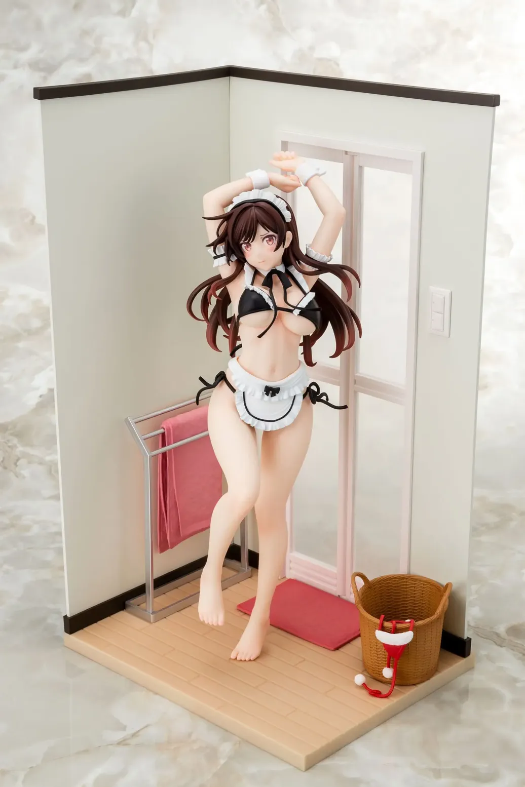 Rent-A-Girlfriend PVC Statue 1/6 Chizuru Mizuhara Maid Bikini ni Okigae 30 cm 
