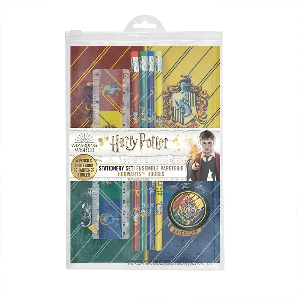 Harry Potter Schreibset 6-teilig Hogwarts Houses