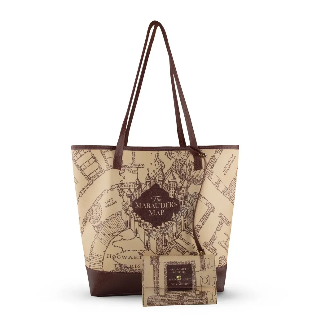 Harry Potter Tragetasche & Geldbeutel Marauder's Map
