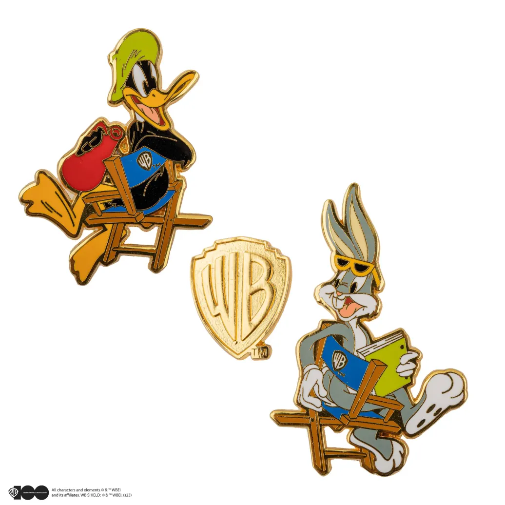 Looney Tunes Ansteck-Pins 2er-Pack Bugs Bunny and Daffy Duck at Warner Bros Studio