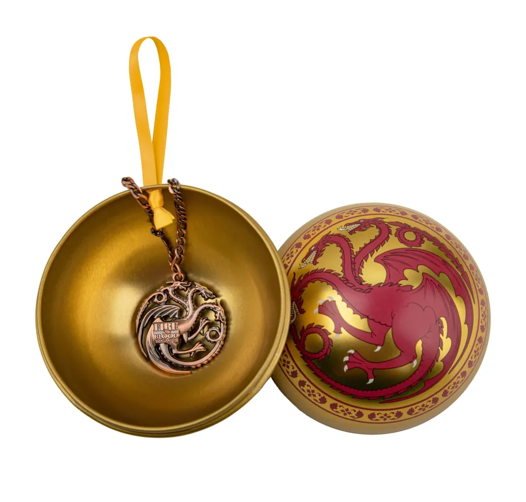 Game of Thrones Christbaumschmuck mit Halskette Targaryen