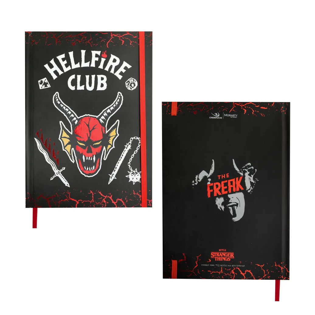 Stranger Things Notizbuch Hell Fire Club 