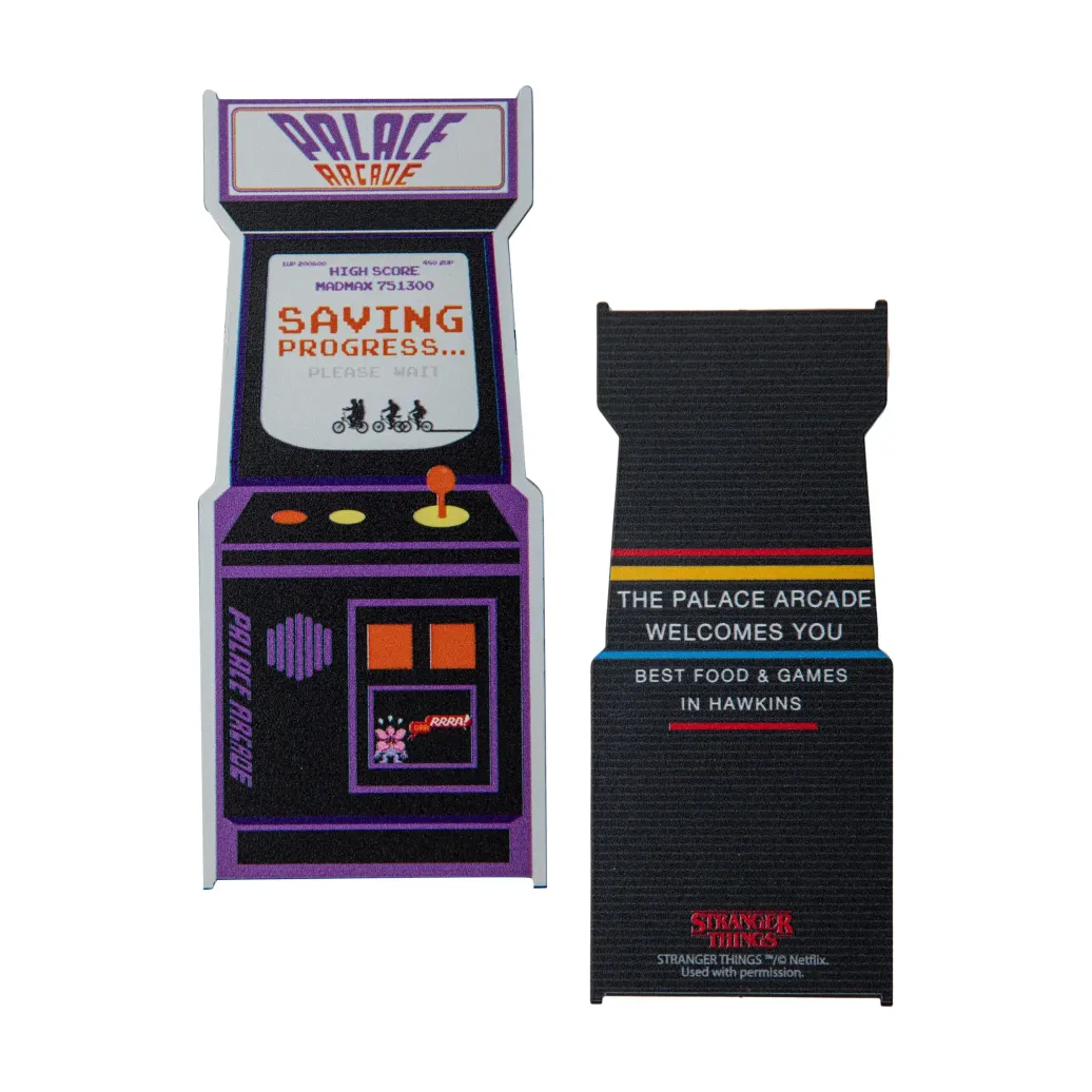 Stranger Things Lesezeichen Arcade Metal 