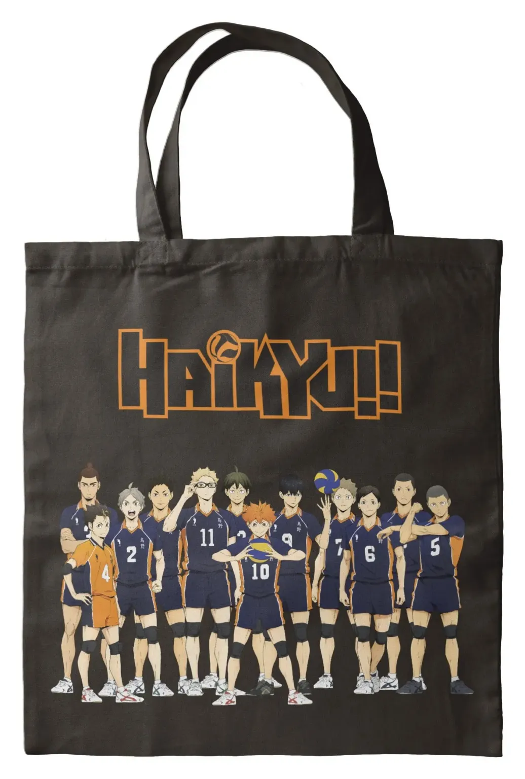 Tragetasche Haikyu Schwarz 40 x 35 cm