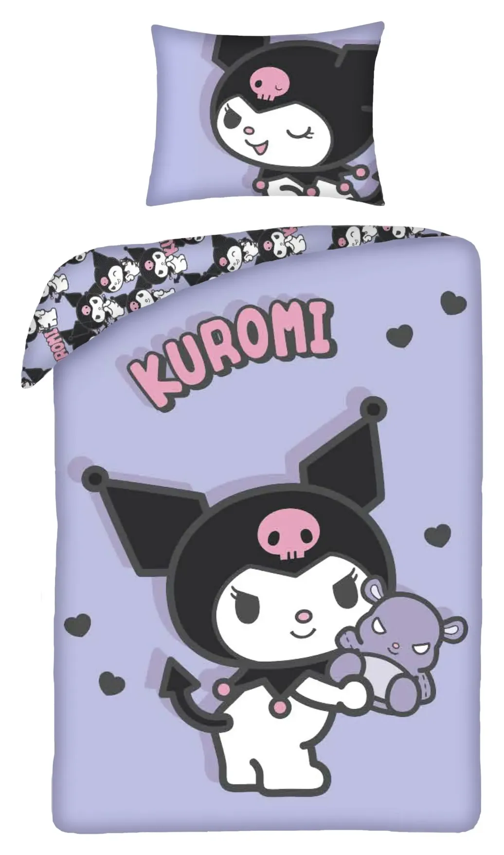 Sanrio Bettwäsche Kuromi Ver. 1 140 x 200 cm / 70 x 90 cm             