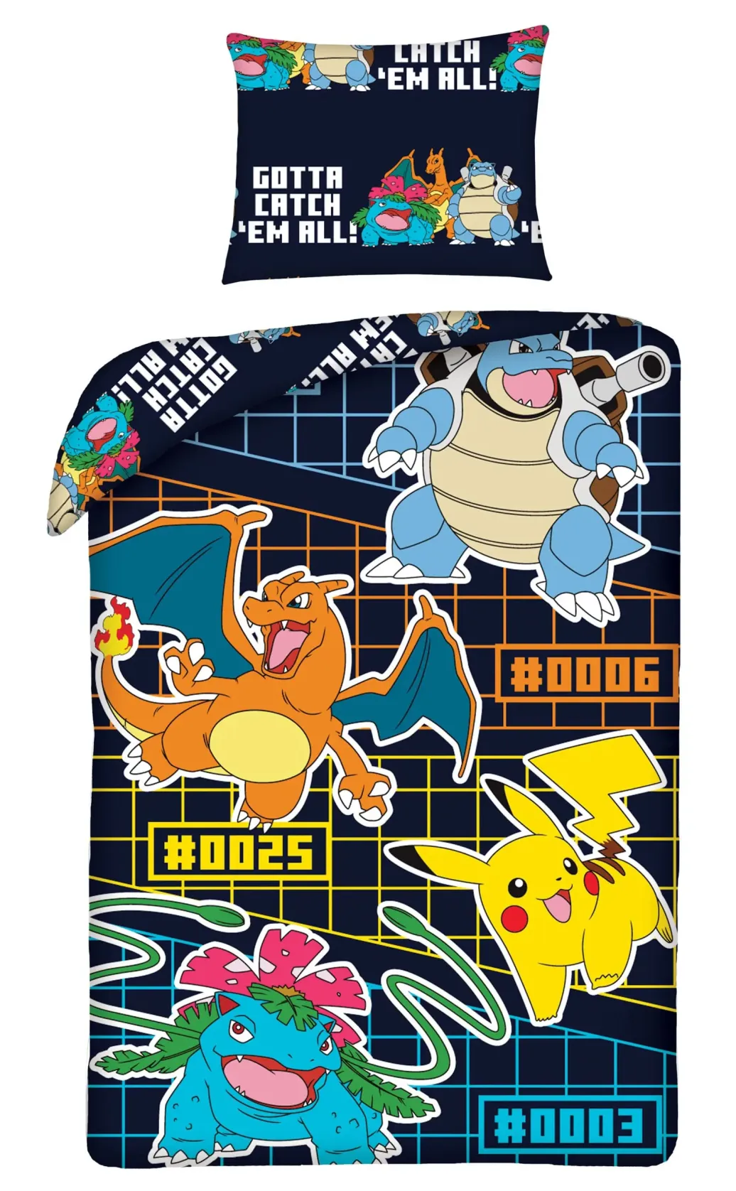 Pokémon Bettwäsche Ver. 12 140 x 200 cm / 70 x 90 cm