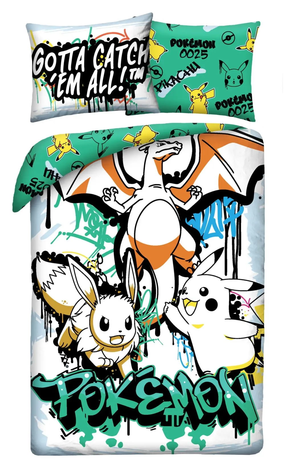 Pokémon Bettwäsche Ver. 18 140 x 200 cm / 70 x 90 cm                     