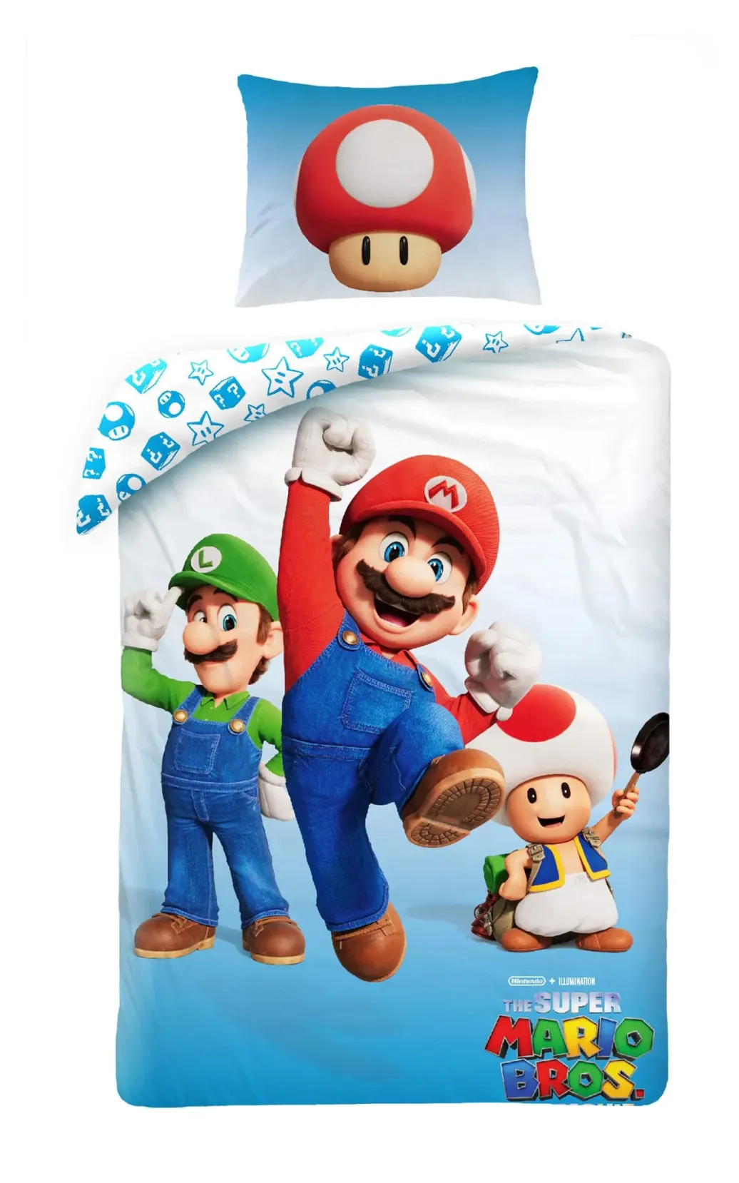 Super Mario Bettwäsche Ver. 2 140 x 200 cm / 70 x 90 cm