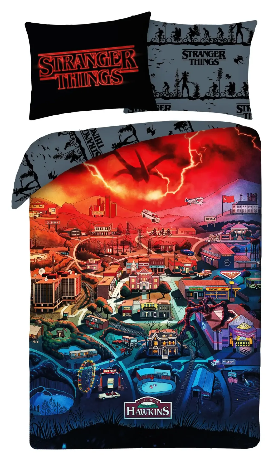 Stranger Things Bettwäsche Ver. 1 140 x 200 cm / 70 x 90 cm 
