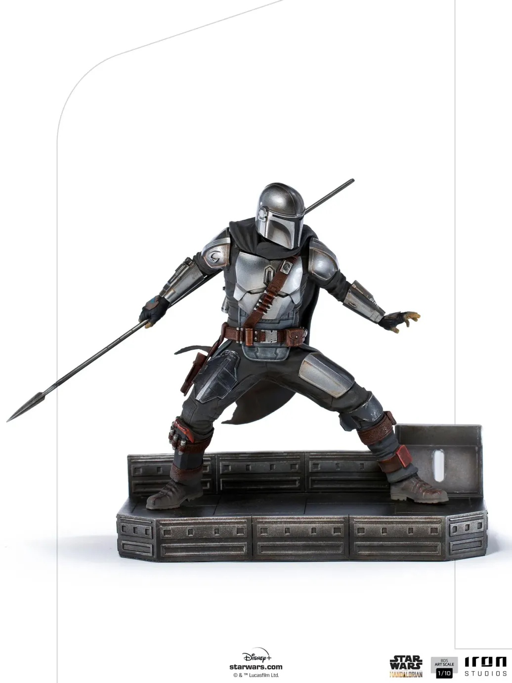 Star Wars The Mandalorian Mandalorian Beskar Spear BDS Art Scale Statue 20 cm